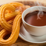 Taza de chocolate con churros